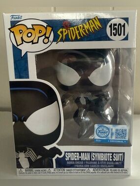 Funko Pop! Spider-Man Symbiote Suit - Black & White